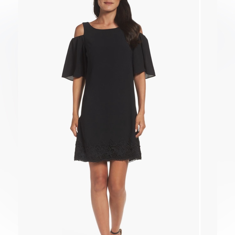 Adrianna Papell Open Shoulder Dress